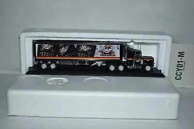 Matchbox Ultra 1:100 Peterbilt Semi Tractor Trailer Miller Brewing Co. CCY01-M • $24.99