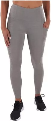 Members Mark Ladies Everyday Perforated Legging Size Small Grey Heather • $11.48