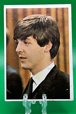 Vintage 1964 Topps Beatles Color Card # 38 Paul McCartney GD Set Break • $4