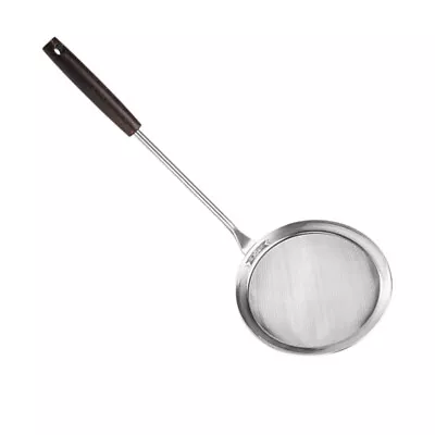 £6.42 • Buy Skimmer Ladle Pasta Strainer Sieve Fine Mesh Stainless Steel