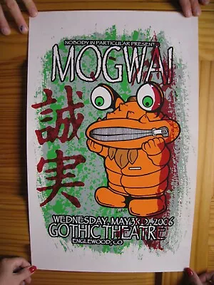 Mogwai Poster Gothic Theatre Englewood CO May 3 2006 • $199.99