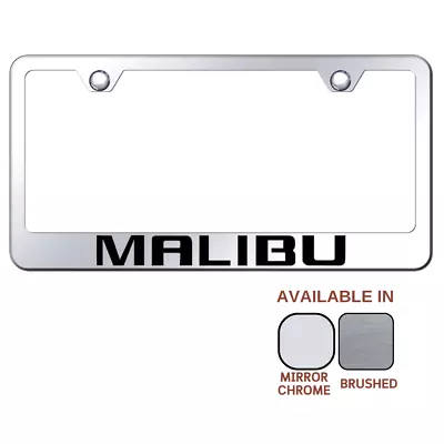 Chevrolet Malibu Laser Etched Logo License Plate Frame Official Licensed • $35.95