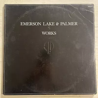 ELP Works Vol. 1 Emerson Lake & Palmer 2 X LP Atlantic 1st USA Press 1977 M-!!!! • $25.19