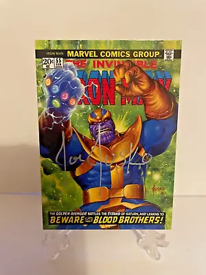 2016 Marvel Masterpieces What If /499 Thanos Signed Jusko - NOT A What If Auto • $118.28