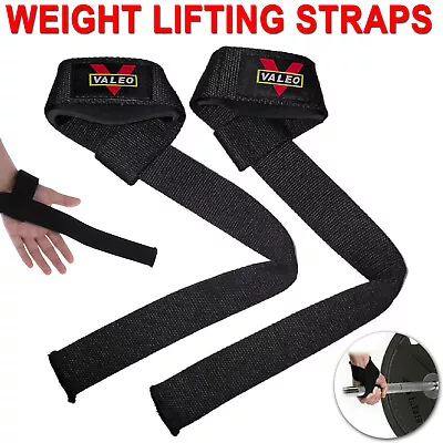 Weight Lifting Straps Gym Wrist Straps Strength Wrist Support Straps Bar Straps • $15.49