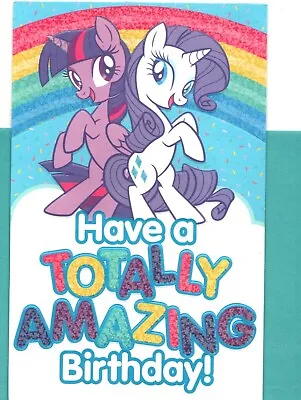 My Little Pony Ponies Happy Birthday Sweet Sparkle Day Greeting Card • £5.69