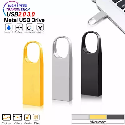 USB Memory Stick 2.0/3.0 High Speed USB Flash Drive 64GB 32GB 16GB 8GB Pen Drive • £2.39