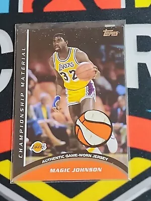 2009-10 Topps Championship Materials Patches Magic Johnson PATCH RELIC  • $22.99