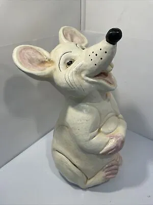 MARWAL IND. INC. Vintage Chalkware Mouse 23” Rat Sculpture Figure • $99