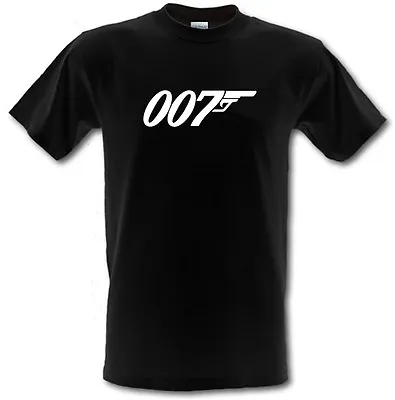 £13.99 • Buy JAMES BOND 007 Classic Logo Cult Film Heavy Cotton T-shirt **ALL SIZES/COLOURS**