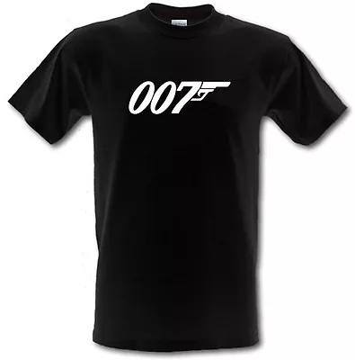 JAMES BOND 007 Classic Logo Cult Film Heavy Cotton T-shirt **ALL SIZES/COLOURS** • £13.99