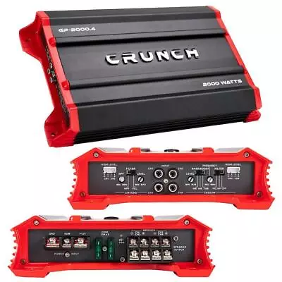 Crunch GP20004 4 Channel Amplifier 2000 Watts • $94.65