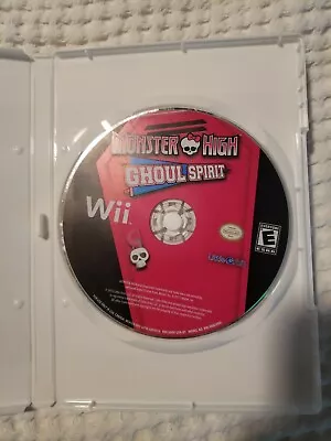 Monster High: Ghoul Spirit Wii Disc Only. New Case Cover Reprint TESTED WORKS • $3.50