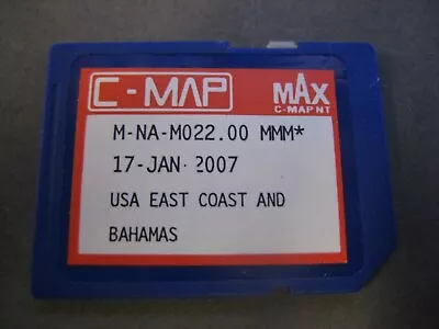 C-Map NT MAX SD Card M-NA-M022.00 USA East Coast And Bahamas- 17-JAN-2007 • $99.99