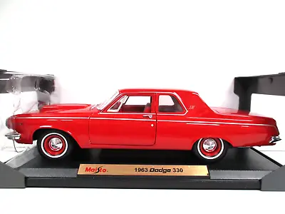 Maisto - 1963 Dodge 330 426 Super Stock - 1/18 Diecast • $29.95