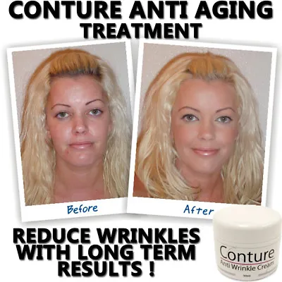 Conture Anti Aging Cream Strong Treatment Anti Wrinkle All Natural Herbal • £18.99