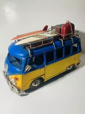 Vintage VW Volkswagen METAL Van Bus Beach Decor • $42