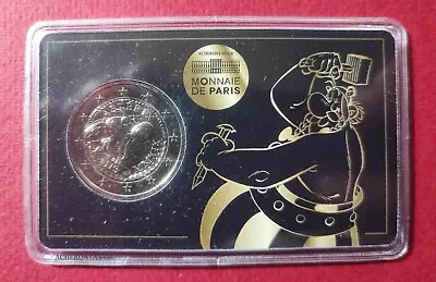 France 2019 . 2 Euro Coin Card . Asterix ~obelix Theme .monnaie De Paris. Unc!! • $55