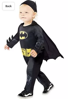 Toddler Batman Costume Comic Superhero Fancy Dress Outfit Rrp £18.00 New Sealed • £9.95