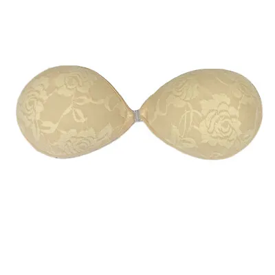 Silicone Strapless Bra Backless Push Up Self Adhesive Invisible Lace Stick On UK • £6.20