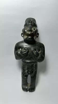 Precolumbian Stone   Mayan Chacc God Figure 700ad - 1200ad • $700