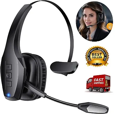 Trucker Bluetooth Headset Wireless Headset With Mic Bluetooth Headset With Dua • $34.47