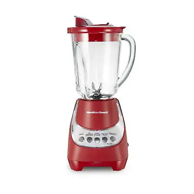 Hamilton Beach Wave Action Quiet Blender 48 Oz. Glass Jar12 Blending Functions • $30.99