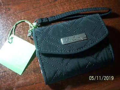 Vera Bradley Super Smart IPhone ID Wristlet Wallet Classic Black  NWT FREE SHIP! • $37.99