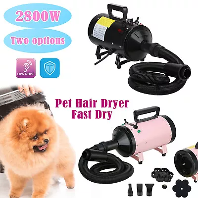 £54.30 • Buy Dog Cat Pet Dryer Hair Grooming Heater Blaster Blower Hairdryer Low Noise Drying