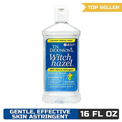 Dickinson's Witch Hazel Cleansing Astringent 16 Fl Oz: Natural Skincare Solution • $8.50