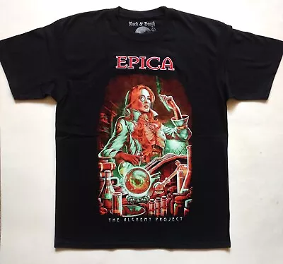 EPICA T-Shirt RARE Embroidered Logo Xandria Delain After Forever Nightwish Tarja • $31.99