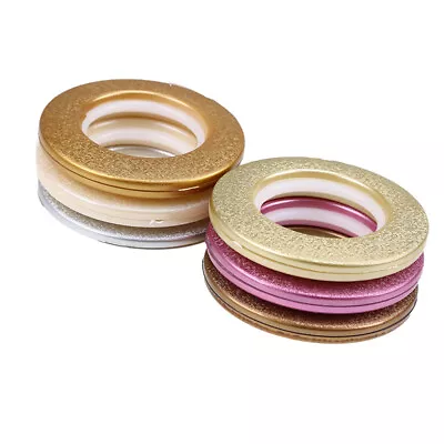 £2.45 • Buy 1-10 PCS Round Eyelet Curtain Rings Clip Grommet Blinds Drapery Accessories