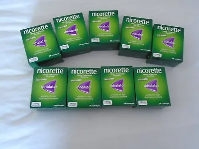 £181 • Buy Nicorette Inhalers 15mg X 9 Boxes 36 Cartridges In Each Box New