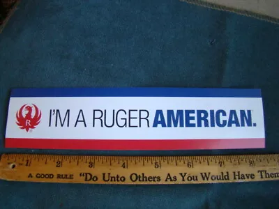 Ruger Firearms  I'M A Ruger American  RWB Decal Sticker  • $5.85