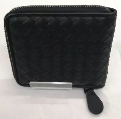 BOTTEGA VENETA Intrecciato Bifold Wallet Pockets 1 Bill Compartment 2 Free Pocke • $930.77