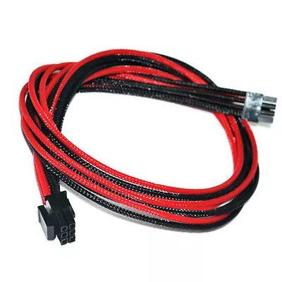 6pin Pcie 60cm Corsair Cable AX1200i AX860i 760i RM1000 RM850 750 650 Red Black • £12.99