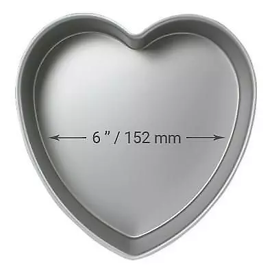 Cake Tin Baking Pan Tray Wedding Tier Mould Bake Heart 152 X 76mm 6 X 3  • £10.18