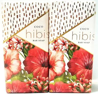 MISTRAL Bar Soap COCO HIBISCUS 5.2 Oz/150g NEW X 2 • $24.99