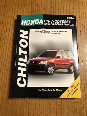 Honda CR-V Odyssey 1995-2000 Engine Shop Service Repair Manual Wiring Diagrams • $59.99