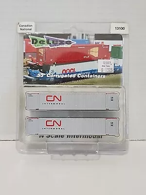 Deluxe Innovations Canadian National 53' Corrugated Container • $2.25