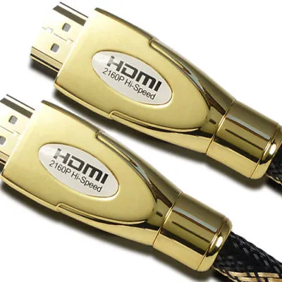 £5.49 • Buy PREMIUM HDMI Cable V2.0 0.5M/1M/1.5M/2M-10M High Speed 4K UltraHD 2160p 3D Lead