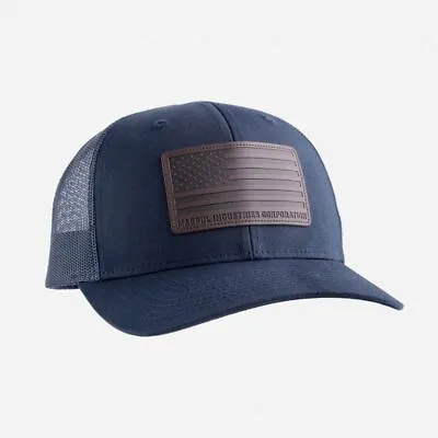 Magpul Standard Leather Patch Trucker Hat Navy Adjustable OSFA - MAG1212410 • $27.50
