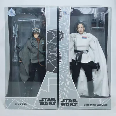 Disney Store Star Wars Jyn Erso & Director Krennic 2017 D23 Expo 12-Inch Figu... • $417.99