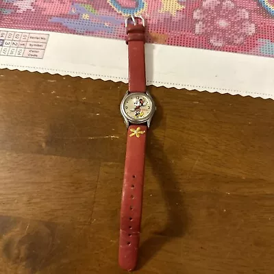 Disney Minnie Mouse Watch 90’s Vintage Untested By Sii Marketing • $0.99