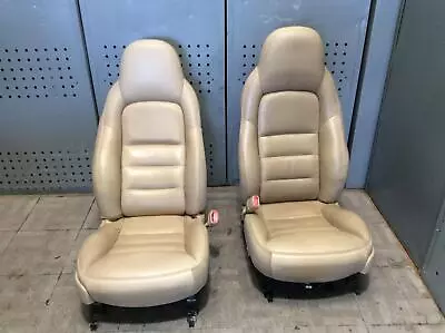 2005-2006 CHEVROLET CORVETTE Front Seats Electric Tan Leather W/Sport/Memory • $660