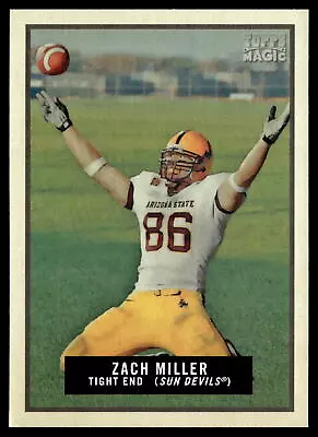 2009 Topps Magic Zach Miller #10    Arizona State Sun Devils • $1.49