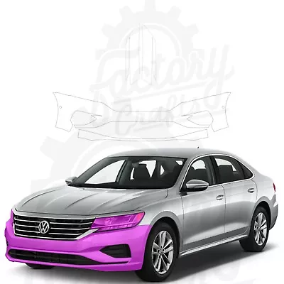 Paint Protection Film Clear PPF For Volkswagen Passat SE 2020 Bumper + Lights • $199.95