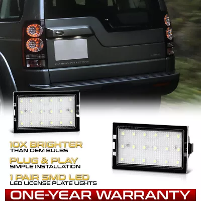 Range Rover Sport L320 LR2 LR3 LR4 [SUPER WHITE] LED License Plate Lights Lamps • $11.79