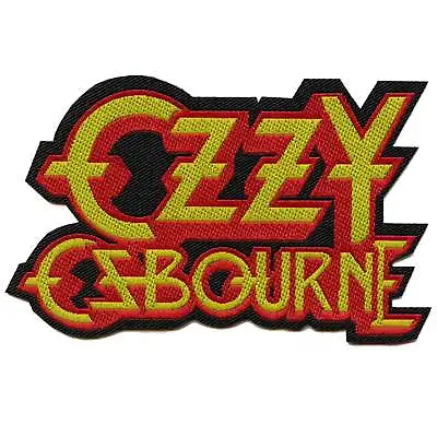 Ozzy Osbourne Official Logo Patch Heavy Metal Band Woven Iron On • $10.99