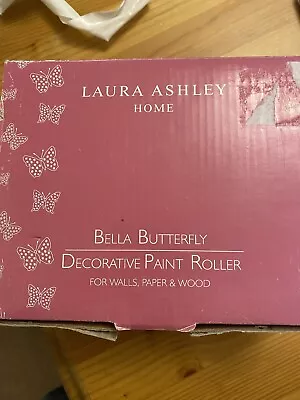 Laura Ashley Home Bella Butterfly Decorative Paint Roller With Butterfly Print • £10